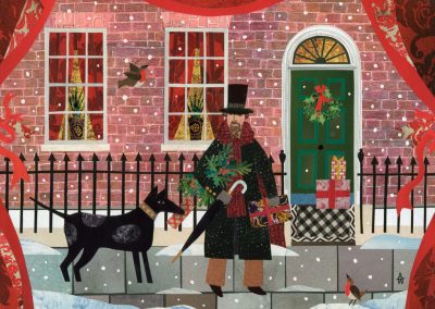A Charles Dickens ChristmasMr Dickens and his Dog in Doughty Street (AW21)