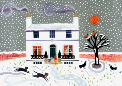 A John Keats Christmas Winter Snows Keats House (AW7)