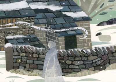A Ghost in the Heights Wild December, Top Withens (detail) (AW70)