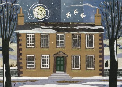 Winter Moonlight, Haworth Parsonage (AW84)